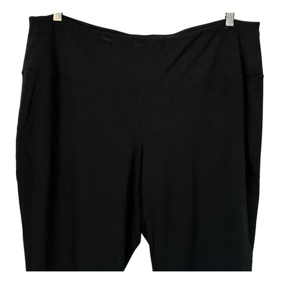 J. Jill Wearever Collection Smooth-Fit Slim Leg Pants Black Plus Size 2X - Picture 4 of 10